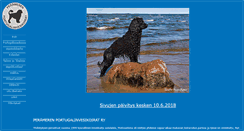 Desktop Screenshot of portugalinvesikoira.fi