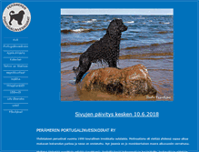 Tablet Screenshot of portugalinvesikoira.fi